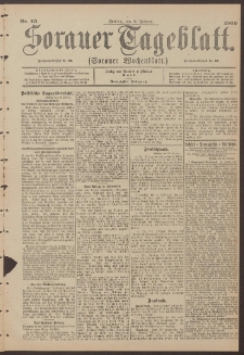 Sorauer Tageblatt (Sorauer Wochenblatt), Nr. 45. (23. Februar 1900)