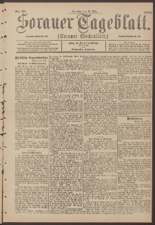 Sorauer Tageblatt (Sorauer Wochenblatt), Nr. 60. (13. M&auml;rz 1900)