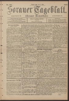 Sorauer Tageblatt (Sorauer Wochenblatt), Nr. 104. (5. Mai 1900)