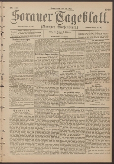 Sorauer Tageblatt (Sorauer Wochenblatt), Nr. 110. (12. Mai 1900)