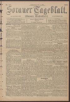 Sorauer Tageblatt (Sorauer Wochenblatt), Nr. 114. (17. Mai 1900)