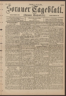 Sorauer Tageblatt (Sorauer Wochenblatt), Nr. 116. (19. Mai 1900))