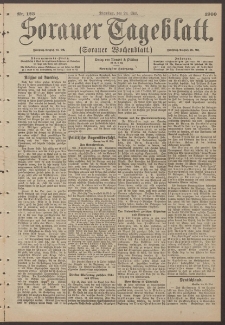 Sorauer Tageblatt (Sorauer Wochenblatt), Nr. 123. (29. Mai 1900)
