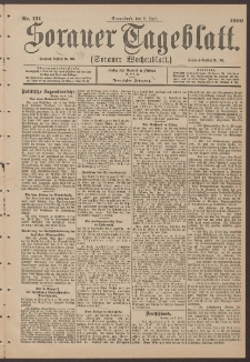 Sorauer Tageblatt (Sorauer Wochenblatt), Nr. 131. (9. Juni 1900)