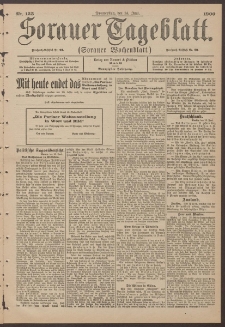 Sorauer Tageblatt (Sorauer Wochenblatt), Nr. 135. (14. Juni 1900)