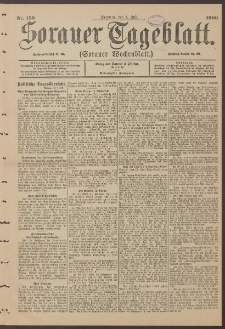 Sorauer Tageblatt (Sorauer Wochenblatt), Nr. 156. (8. Juli 1900)