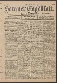 Sorauer Tageblatt (Sorauer Wochenblatt), Nr. 157. (10. Juli 1900)