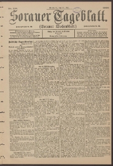 Sorauer Tageblatt (Sorauer Wochenblatt), Nr. 158. (11. Juli 1900)