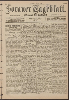 Sorauer Tageblatt (Sorauer Wochenblatt), Nr. 169. (23. Juli 1900)