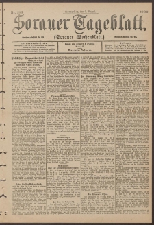 Sorauer Tageblatt (Sorauer Wochenblatt), Nr. 183. (9. August 1900)