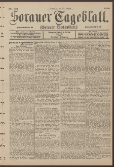 Sorauer Tageblatt (Sorauer Wochenblatt), Nr. 193. (21. August 1900)