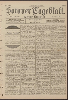 Sorauer Tageblatt (Sorauer Wochenblatt), Nr. 202. (31. August 1900)