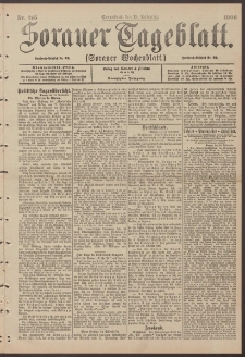 Sorauer Tageblatt (Sorauer Wochenblatt), Nr. 215. (15. September 1900)