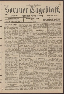 Sorauer Tageblatt (Sorauer Wochenblatt), Nr. 217. (18. September 1900)