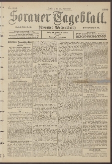 Sorauer Tageblatt (Sorauer Wochenblatt), Nr. 226. (28. September 1900)
