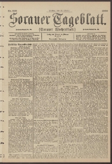 Sorauer Tageblatt (Sorauer Wochenblatt), Nr. 238. (12. Oktober 1900)