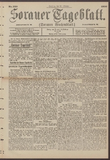 Sorauer Tageblatt (Sorauer Wochenblatt), Nr. 250. (26. Oktober 1900)