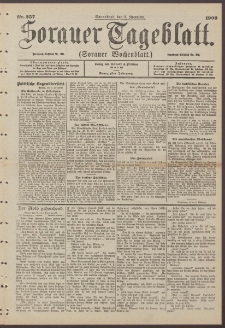 Sorauer Tageblatt (Sorauer Wochenblatt), Nr. 1. (3. Januar 1900)