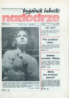 Nadodrze: tygodnik lubuski, nr 4 (23 - 29.I.1990 r.)