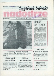 Nadodrze: tygodnik lubuski, nr 5 (30 I - 5 II 1990 r.)