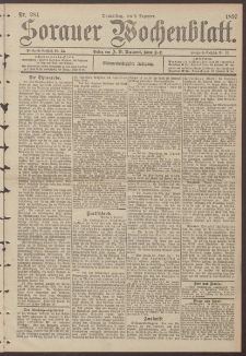 Sorauer Wochenblatt, Nr. 281. (2. Dezember 1897)