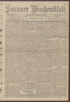 Sorauer Wochenblatt, Nr. 284. (5. Dezember 1897)