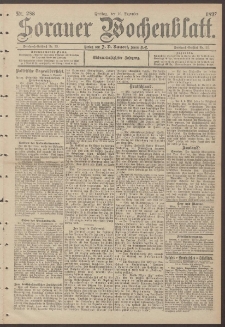 Sorauer Wochenblatt, Nr. 288. (10. Dezember 1897)