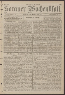 Sorauer Wochenblatt, Nr. 290. (12. Dezember 1897)
