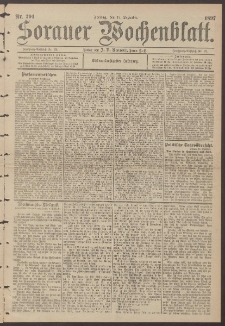 Sorauer Wochenblatt, Nr. 294. (17. Dezember 1897)