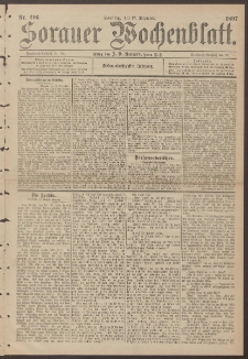 Sorauer Wochenblatt, Nr. 296. (19. Dezember 1897)