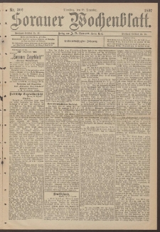 Sorauer Wochenblatt, Nr. 302. (28. Dezember 1897)