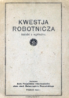 Kwestja robotnicza