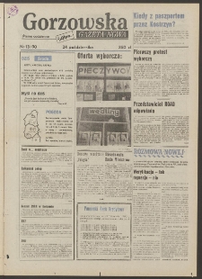Gazeta Nowa : gorzowska : pismo codzienne, Nr 13 (24 października 1990)