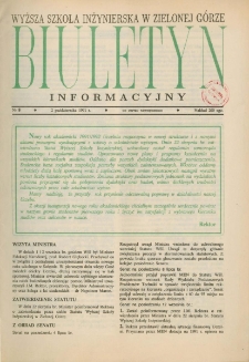 Biuletyn Informacyjny, nr 8 (2 października 1991 r.)