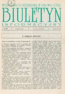 Biuletyn Informacyjny, nr 10 (20 grudnia 1993 r.)