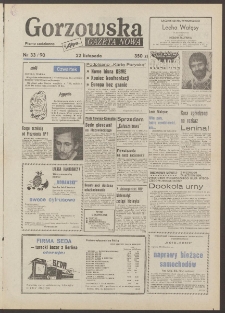 Gazeta Nowa : gorzowska : pismo codzienne, Nr 33 (22 listopada 1990)