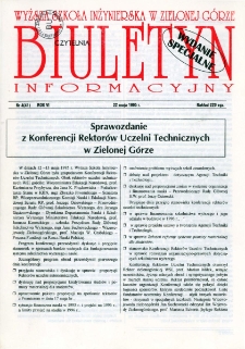 Biuletyn Informacyjny, nr 4 (22 maja 1995 r.)