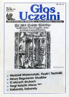 Głos Uczelni: biuletyn Wyższej Szkoły Pedagogicznej im. Tadeusza Kotarbińskiego w Zielonej G&oacute;rze, nr 6 (grudzień 1997)