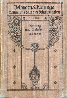 Aus meinem Leben: Dichtung und Wahrheit. Bd. 1