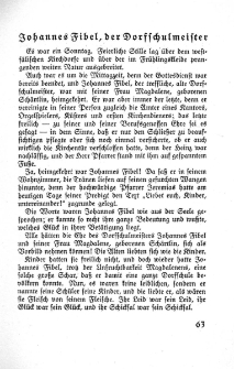 3. Johannes Fiebel, der Dorfschulmeister