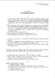 Statut Uniwersytetu Zielonog&oacute;rskiego przyjęty uchwałą Senatu Uniwersytetu Zielonog&oacute;rskiego nr 468 z z dnia 27 kwietnia 2022 r.