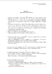 Statut Uniwersytetu Zielonog&oacute;rskiego przyjęty uchwałą Senatu Uniwersytetu Zielonog&oacute;rskiego nr 1162 z dnia 3 lipca 2024 r.