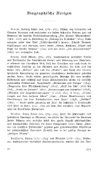 Geheimnis und Ahnung: die deutsche Romantik in Dokumenten - Biographische Notizen