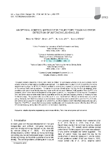 An optimal control method for trajectory tracking error detection of autonomous vehicles