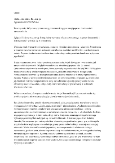 Ciało - nie ciało. Ja - nie ja