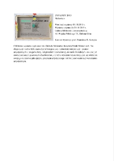 Dyplomy 2015 - Malarstwo - informacja o wystawie