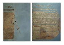 Drzeworyt, Pice of symmetry dyptyk, matryca