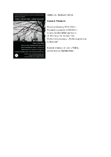 Odbicia / Reflections - informacja o wystawie