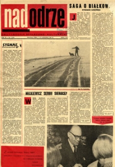 Nadodrze: dwutygodnik społeczno-kulturalny, 1-15 stycznia 1967