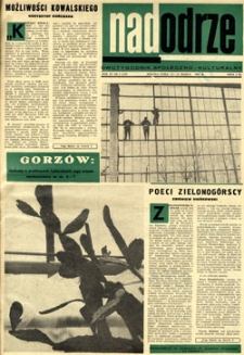 Nadodrze: dwutygodnik społeczno-kulturalny, 15-31 marca 1967